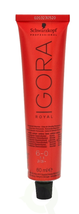 Schwarzkopf Igora Royal Permanent Color Creme 60 ml 6-0 i gruppen HELSE OG SKJØNNHET / Hår & styling / Hårpleie / Hårfarge / Hårfarge & Fargebombe hos TP E-commerce Nordic AB (C73861)