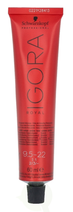 Schwarzkopf Igora Royal Permanent Color Creme 60 ml 9,5-22 i gruppen HELSE OG SKJØNNHET / Hår & styling / Hårpleie / Hårfarge / Hårfarge & Fargebombe hos TP E-commerce Nordic AB (C73866)