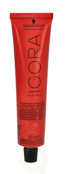 Schwarzkopf Igora Royal Permanent Color Creme 60 ml 7-48 i gruppen HELSE OG SKJØNNHET / Hår & styling / Hårpleie / Hårfarge / Hårfarge & Fargebombe hos TP E-commerce Nordic AB (C73868)