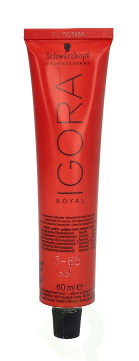 Schwarzkopf Igora Royal Permanent Color Creme 60 ml 3-65 i gruppen HELSE OG SKJØNNHET / Hår & styling / Hårpleie / Hårfarge / Hårfarge & Fargebombe hos TP E-commerce Nordic AB (C73870)