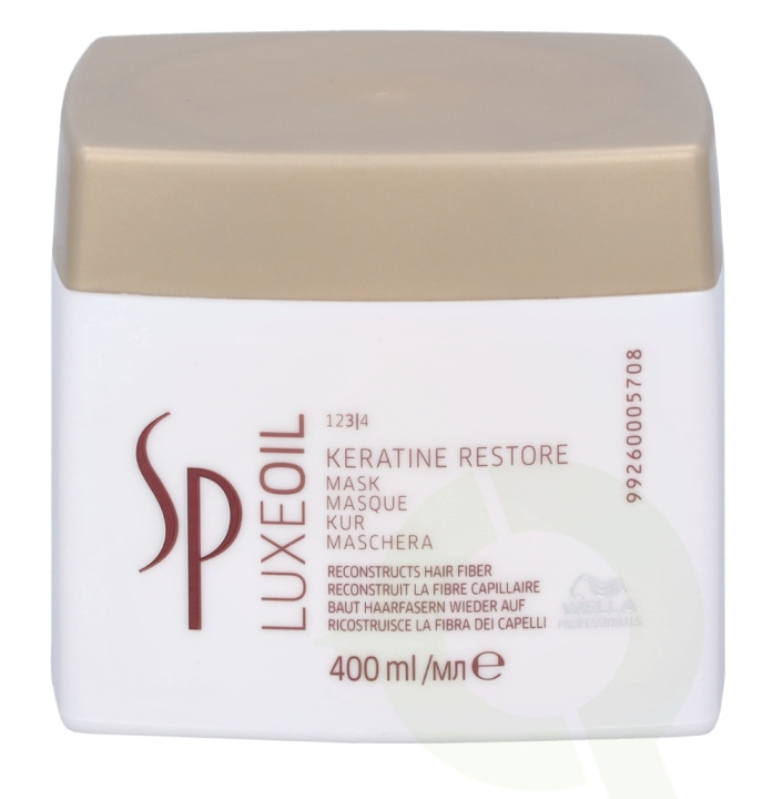 Wella SP - Luxe Oil Keratine Restore Mask 400 ml Keratin Restore i gruppen HELSE OG SKJØNNHET / Hår & styling / Hårpleie / Hårmaske hos TP E-commerce Nordic AB (C73926)