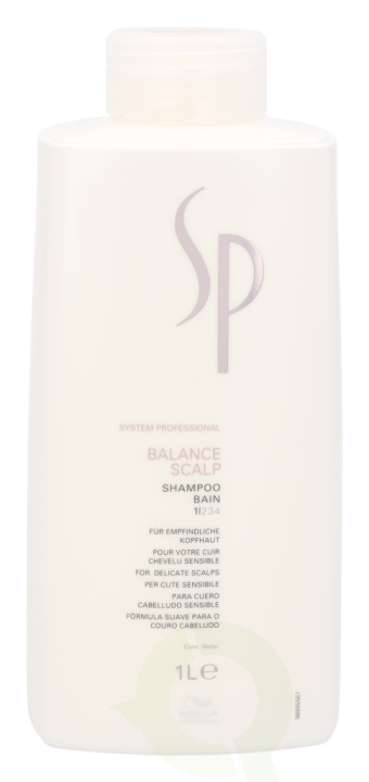 Wella SP - Balance Scalp Shampoo 1000 ml i gruppen HELSE OG SKJØNNHET / Hår & styling / Hårpleie / Sjampo hos TP E-commerce Nordic AB (C73930)