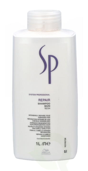 Wella SP - Repair Shampoo 1000 ml For Damaged Hair i gruppen HELSE OG SKJØNNHET / Hår & styling / Hårpleie / Sjampo hos TP E-commerce Nordic AB (C73937)