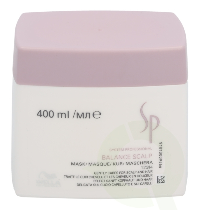 Wella SP - Balance Scalp Mask 400 ml For Scalp Hair i gruppen HELSE OG SKJØNNHET / Hår & styling / Hårpleie / Hårmaske hos TP E-commerce Nordic AB (C74039)