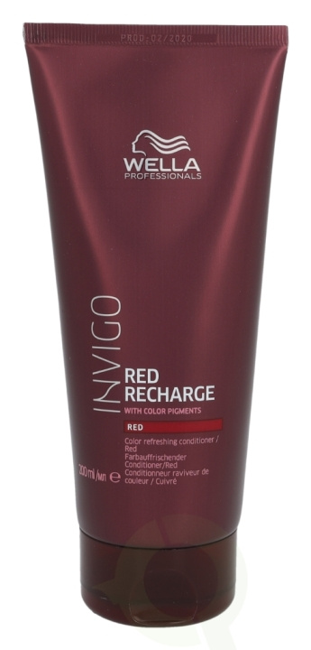 Wella Invigo - Red Recharge Color Refr. Cond. 200 ml i gruppen HELSE OG SKJØNNHET / Hår & styling / Hårpleie / Balsam hos TP E-commerce Nordic AB (C74044)