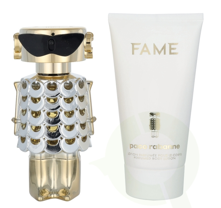 Paco Rabanne Fame Giftset 125 ml Edp Spray 50m/Perfumed Body Lotion 75ml i gruppen HELSE OG SKJØNNHET / Gavesett / Gavesett for henne hos TP E-commerce Nordic AB (C74154)