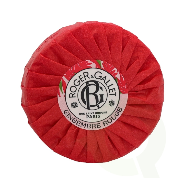 Roger & Gallet Gingembre Rouge Soap Bar 100 g i gruppen HELSE OG SKJØNNHET / Hudpleie / Kroppspleie / Duftsåpe hos TP E-commerce Nordic AB (C74518)