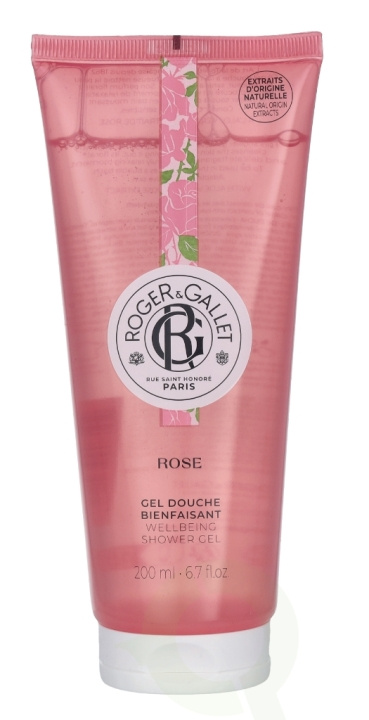 Roger & Gallet Rose Shower Gel 200 ml i gruppen HELSE OG SKJØNNHET / Hudpleie / Kroppspleie / Bad- og dusjkrem hos TP E-commerce Nordic AB (C74525)