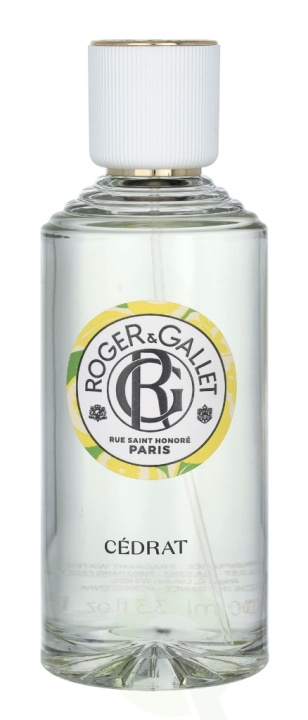 Roger & Gallet Cedrat Wellbeing Fragrant Water 100 ml Natural Spray i gruppen HELSE OG SKJØNNHET / Duft og parfyme / Parfyme / Unisex hos TP E-commerce Nordic AB (C74530)