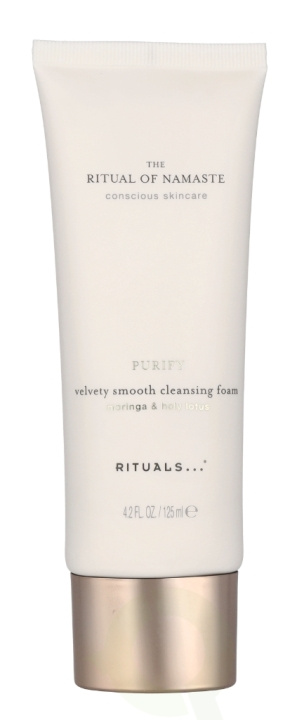 Rituals The Ritual Of Namaste Velvety Smooth Cleansing Foam 125 ml i gruppen HELSE OG SKJØNNHET / Hudpleie / Ansikt / Rengjøring hos TP E-commerce Nordic AB (C74604)