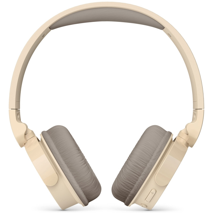 Philips TAH3209BG Trådlösa on-ear-hörlurar, 25h speltid, lätta och bekväma. Beige i gruppen Elektronikk / Lyd & Bilde / Hodetelefoner & Tilbehør / Hodetelefoner hos TP E-commerce Nordic AB (C74669)