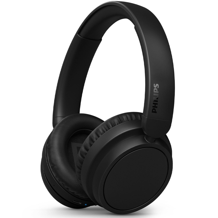 Philips TAH5209BK Trådlösa over-ear-hörlurar, Överlägsen komfort, bra ljud och upp till 65h speltid. Svarta i gruppen Elektronikk / Lyd & Bilde / Hodetelefoner & Tilbehør / Hodetelefoner hos TP E-commerce Nordic AB (C74672)