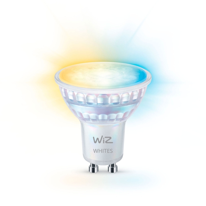 WiZ WiFi Smart LED GU10 50W 345lm Varm-kallvit 1-pack i gruppen Elektronikk / Lys / LED-lys hos TP E-commerce Nordic AB (C74690)