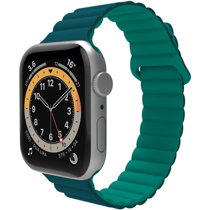 Celly Armband till Apple Watch 42/44/45mm Magnetiskt Grön i gruppen SMARTTELEFON & NETTBRETT / Trening, hjem og fritid / Apple Watch og tilbehør / Tilbehør hos TP E-commerce Nordic AB (C74704)