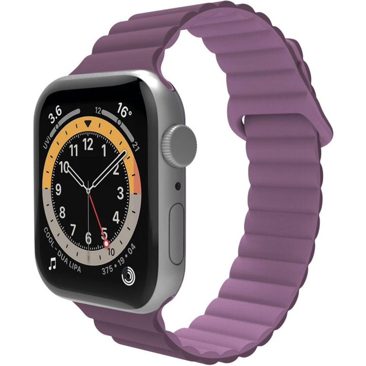 Celly Armband till Apple Watch 42/44/45mm Magnetiskt Lila i gruppen SMARTTELEFON & NETTBRETT / Trening, hjem og fritid / Apple Watch og tilbehør / Tilbehør hos TP E-commerce Nordic AB (C74705)