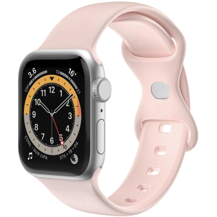 Celly Armband till Apple Watch 42/44/45mm Silikon Rosa i gruppen SMARTTELEFON & NETTBRETT / Trening, hjem og fritid / Apple Watch og tilbehør / Tilbehør hos TP E-commerce Nordic AB (C74710)