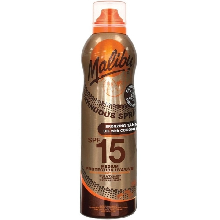 Malibu Bronzing Oil with Coconut Spray SPF15 175ml i gruppen HELSE OG SKJØNNHET / Hudpleie / Soling / Solkrem hos TP E-commerce Nordic AB (C74745)