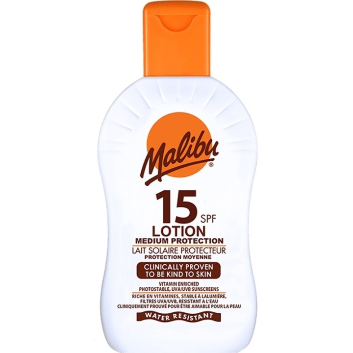 Malibu Sun Lotion SPF15 100ml i gruppen HELSE OG SKJØNNHET / Hudpleie / Soling / Solkrem hos TP E-commerce Nordic AB (C74749)