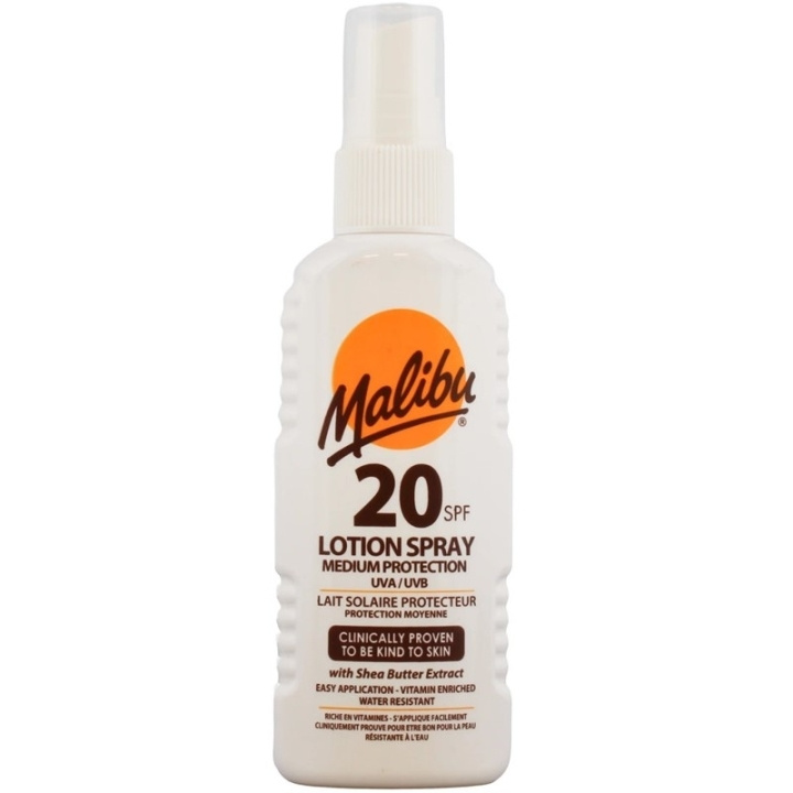 Malibu Sun Lotion Spray SPF20 100ml i gruppen HELSE OG SKJØNNHET / Hudpleie / Soling / Solkrem hos TP E-commerce Nordic AB (C74758)