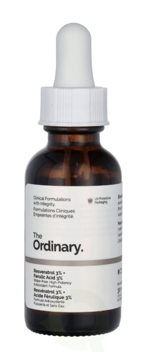 The Ordinary Resveratrol 3% + Ferulic Acid 3% 30 ml i gruppen HELSE OG SKJØNNHET / Hudpleie / Ansikt / Hudserum hos TP E-commerce Nordic AB (C74816)