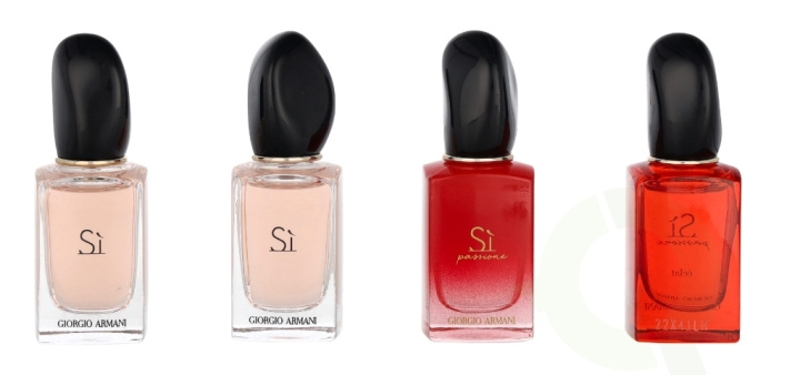 Armani Si Miniatures Set 28 ml 4x7ml - Si Edt/Si Edp/Si Fioro Edp/Si Passione Edp i gruppen HELSE OG SKJØNNHET / Duft og parfyme / Parfyme / Parfymebokser hos TP E-commerce Nordic AB (C74825)