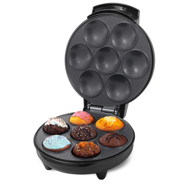 Champion Muffin Maker 7 Muffins Ceramic 700W MM400 Svart i gruppen HJEM, HUS OG HAGE / Husholdningsapparater / Øvrige husholdningsapparater hos TP E-commerce Nordic AB (C74900)