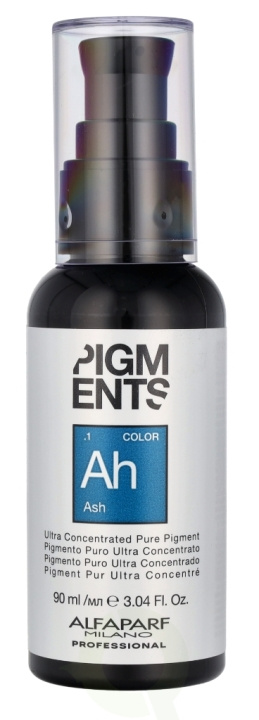 Alfaparf Pigments Ultra Concentrated Pure Pigment 90 ml Ash i gruppen HELSE OG SKJØNNHET / Hår & styling / Hårpleie / Hårfarge / Hårfarge & Fargebombe hos TP E-commerce Nordic AB (C74930)