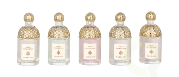 Guerlain Aqua Allegoria Miniatures Set 37.5 ml Aqua Allegoria Pera Granita 7.5ml/Aqua Allegoria Rosa7.5ml/Aqua Allegoria Nerolia Vetiver 7.5ml/Aqua Allegoria Mandarine Basilic 7.5ml/ Aqua Allegoria Bergamote Calabria 7.5ml i gruppen HELSE OG SKJØNNHET / Gavesett / Gavesett for henne hos TP E-commerce Nordic AB (C74952)