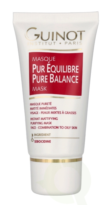 Guinot Pure Balance Instant Mattifying Purifying Mask 50 ml i gruppen HELSE OG SKJØNNHET / Hudpleie / Ansikt / Masker hos TP E-commerce Nordic AB (C75052)