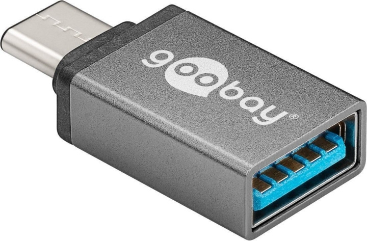 Goobay USB-C til A 3.0-adapter, stjernegrå i gruppen Datautstyr / Kabler og adaptere / USB / USB-C hos TP E-commerce Nordic AB (C75153)