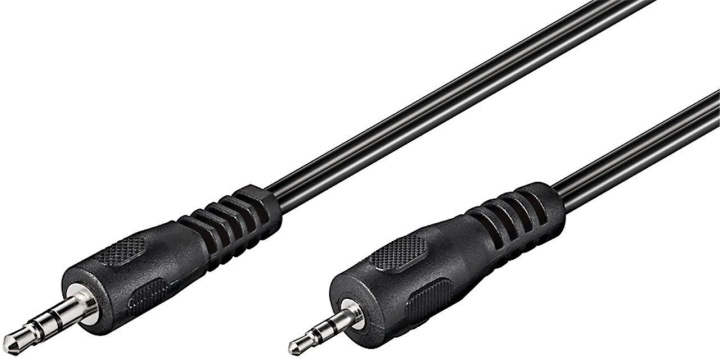 Goobay 2,5 mm hann - 3,5 mm hann lydkabel, 2 m i gruppen Elektronikk / Kabler og adaptere / Lyd analog / Adaptere hos TP E-commerce Nordic AB (C75169)