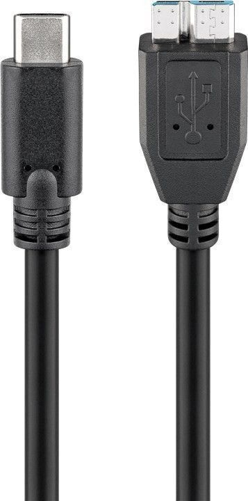 Goobay USB-C til micro-B-kabel, 1 m i gruppen Datautstyr / Kabler og adaptere / USB / USB-C hos TP E-commerce Nordic AB (C75171)