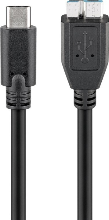 Goobay USB-C til micro-B-kabel, 0,6 m i gruppen Datautstyr / Kabler og adaptere / USB / USB-C hos TP E-commerce Nordic AB (C75182)