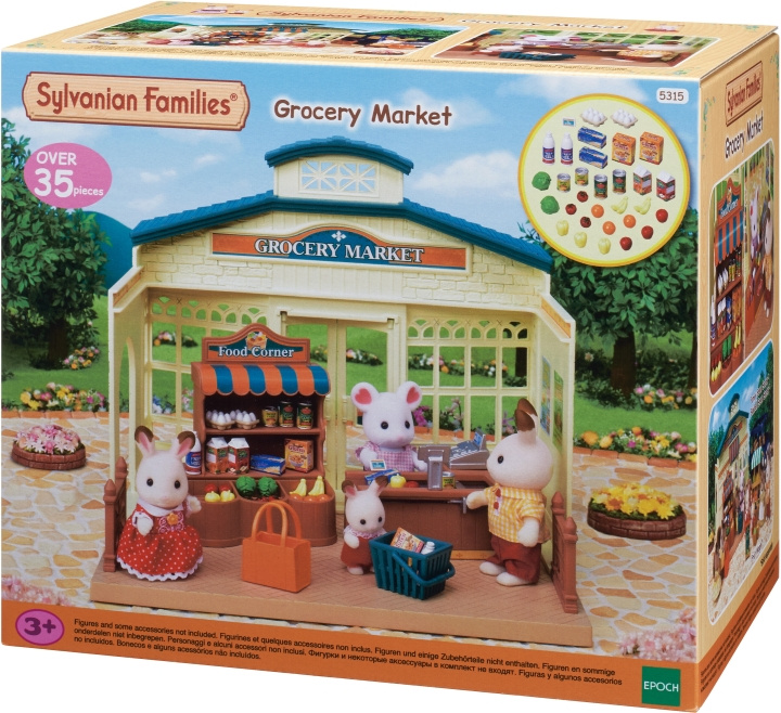 Sylvanian Families Supermarked i landsbyen i gruppen LEKER, BARN OG BABY / Leker / Dukker & tilbehør hos TP E-commerce Nordic AB (C75213)