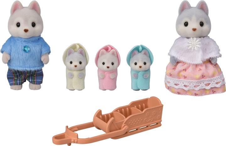 Sylvanian Families Huskyperhe i gruppen LEKER, BARN OG BABY / Leker / Dukker & tilbehør hos TP E-commerce Nordic AB (C75249)