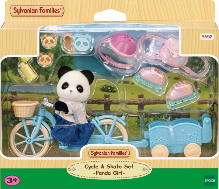 Sylvanian Families Lekesett med sykkel og skøyter i gruppen LEKER, BARN OG BABY / Leker / Dukker & tilbehør hos TP E-commerce Nordic AB (C75260)