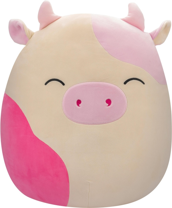 Squishmallows P18 Caedyn Cow - kosedyr, 40 cm i gruppen LEKER, BARN OG BABY / Babyleker (0-3 år) / Kosedyr hos TP E-commerce Nordic AB (C75290)