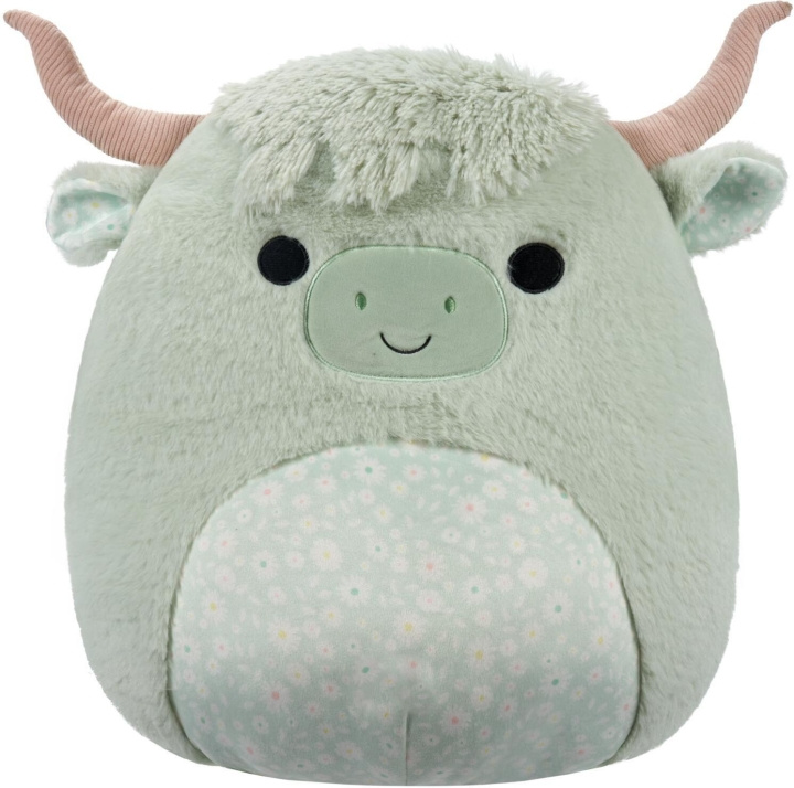 Squishmallows P18 Fuzz A Mallows Iver Highland Cow - plysj leketøy, 40 cm i gruppen LEKER, BARN OG BABY / Babyleker (0-3 år) / Kosedyr hos TP E-commerce Nordic AB (C75299)