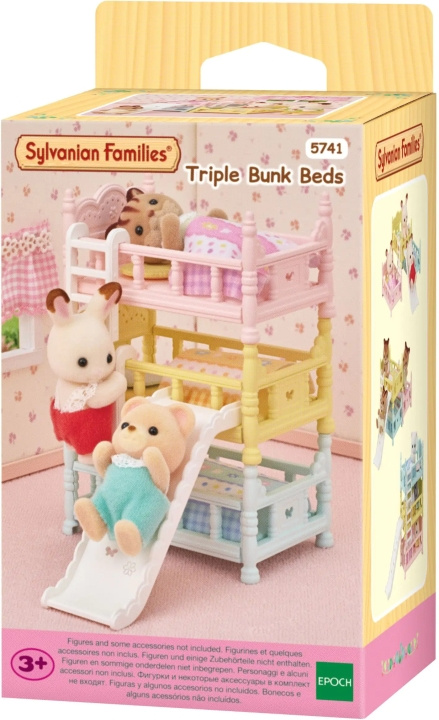 Sylvanian Families Trippel køyeseng på sklie i gruppen LEKER, BARN OG BABY / Leker / Dukker & tilbehør hos TP E-commerce Nordic AB (C75313)