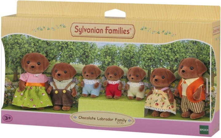 Sylvanian Families Sjokolade Abrador-familien i gruppen LEKER, BARN OG BABY / Leker / Dukker & tilbehør hos TP E-commerce Nordic AB (C75314)