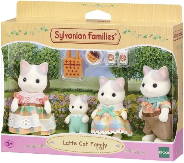 Sylvanian Families Lattekattfamilien i gruppen LEKER, BARN OG BABY / Leker / Dukker & tilbehør hos TP E-commerce Nordic AB (C75316)