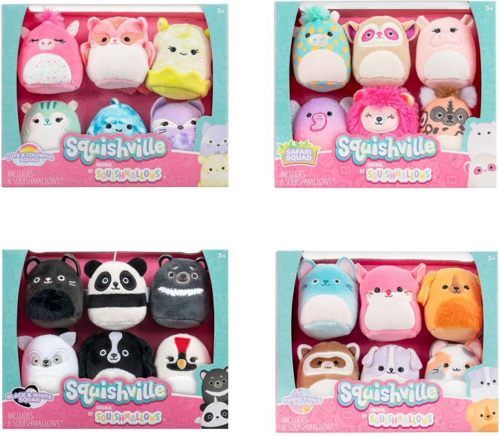 Squishmallows Squishville S7 figurpakke, 6 stk i gruppen LEKER, BARN OG BABY / Babyleker (0-3 år) / Kosedyr hos TP E-commerce Nordic AB (C75319)