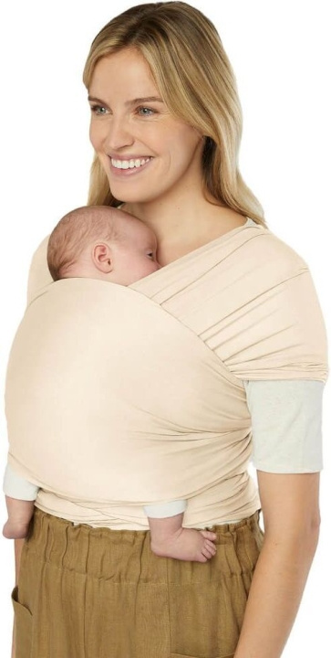 Ergobaby Aura Knit cantolina, kremfarget i gruppen LEKER, BARN OG BABY / Barnetekstiler / Bæresele og bæresjal hos TP E-commerce Nordic AB (C75323)