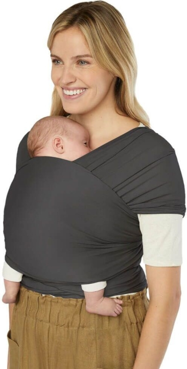 Ergobaby Aura Knit cantolina, myk svart i gruppen LEKER, BARN OG BABY / Barnetekstiler / Bæresele og bæresjal hos TP E-commerce Nordic AB (C75325)