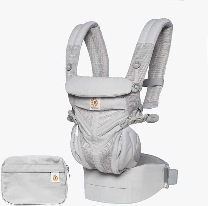 Ergobaby Omni 360: Cool Air Mesh-ryggsekk, Pearl Grey i gruppen LEKER, BARN OG BABY / Barnetekstiler / Bæresele og bæresjal hos TP E-commerce Nordic AB (C75328)