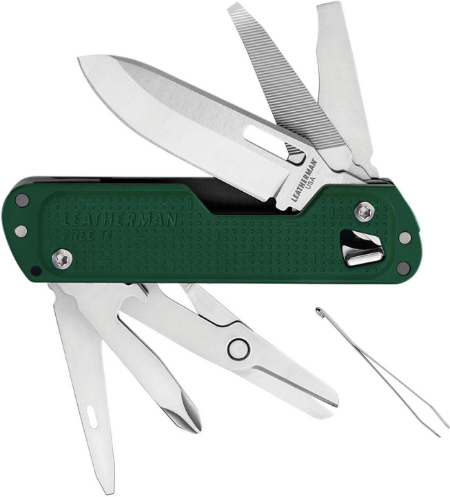 Leatherman Free T4 multiverktøy, Evergreen i gruppen SPORT, FRITID & HOBBY / Friluftsliv / Multiverktøy og kniver hos TP E-commerce Nordic AB (C75365)