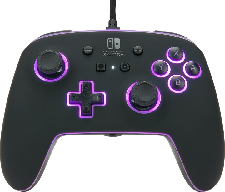 PowerA Spectra Enhanced Wired Controller, svart, Switch i gruppen Elektronikk / TV-spill & tilbehør / Nintendo Switch / Tilbehør hos TP E-commerce Nordic AB (C75400)