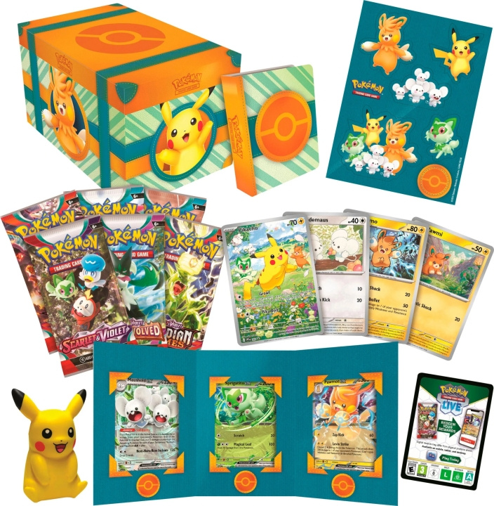 POKEMON Paldea Adventure Chest samlekorteske i gruppen LEKER, BARN OG BABY / Leker / Leksaker hos TP E-commerce Nordic AB (C75420)