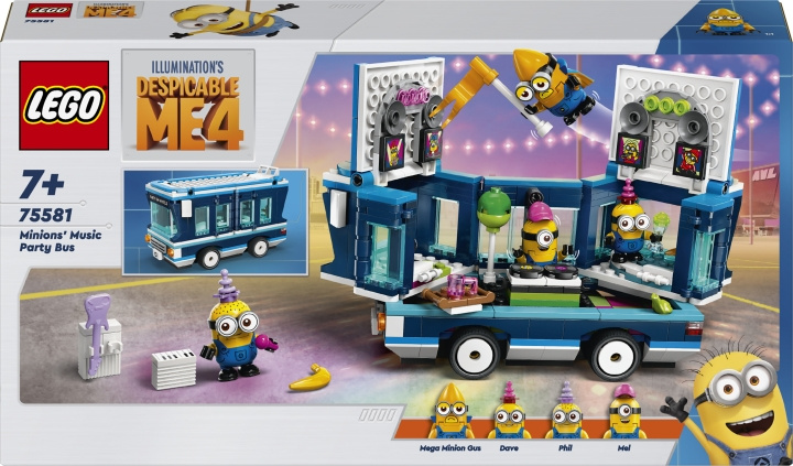 LEGO Minions 75581 - Kätyrias musikkfestivalbuss i gruppen LEKER, BARN OG BABY / Leker / Byggeleker / Lego hos TP E-commerce Nordic AB (C75430)