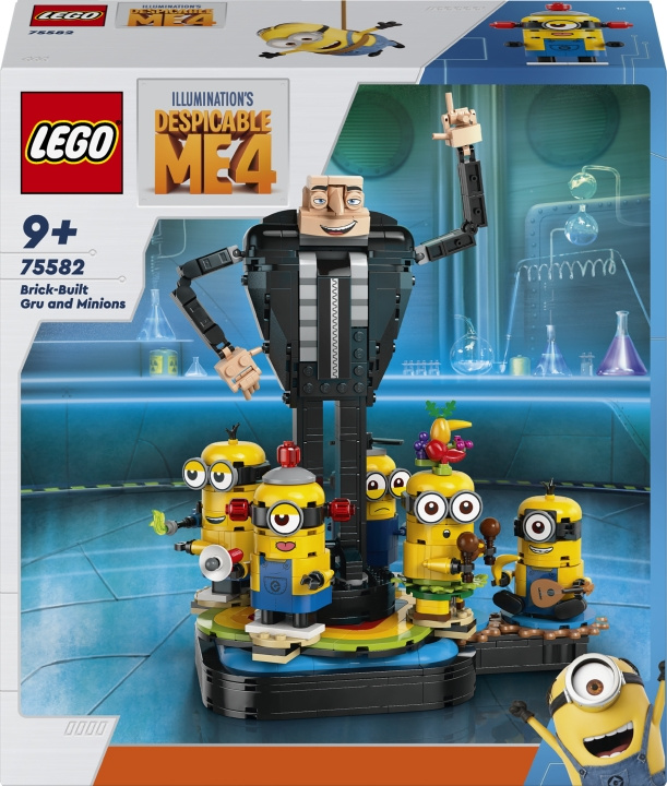 LEGO Minions 75582 - Gru og minions kan bygges med klosser i gruppen LEKER, BARN OG BABY / Leker / Byggeleker / Lego hos TP E-commerce Nordic AB (C75431)